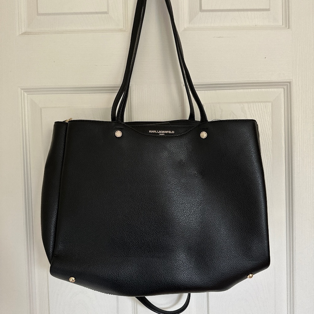 Karl Lagerfeld Purse, Large, Black